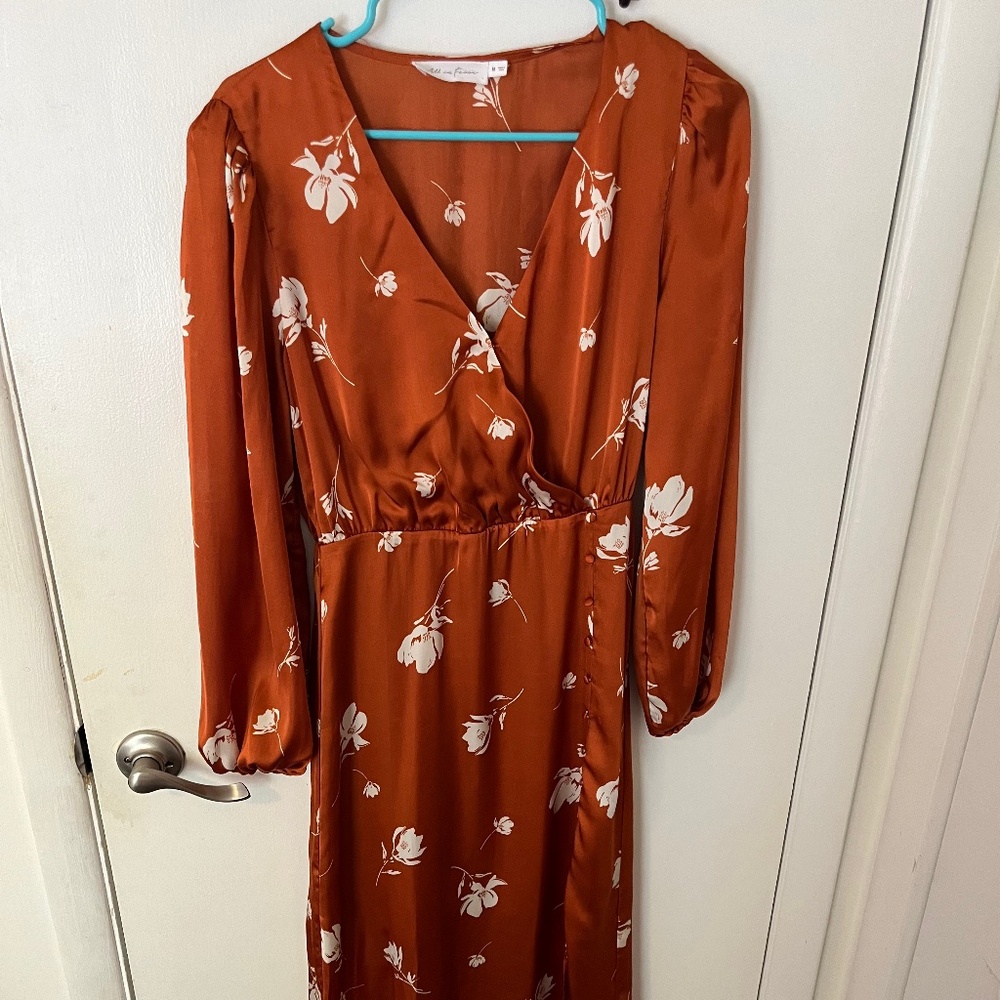 All in Favor - Midi Slit Dres